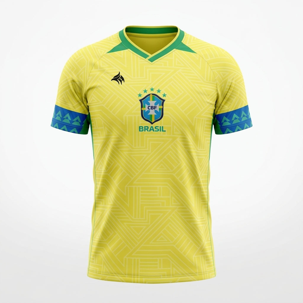 Brazil Soccer Jersey | Breathable Sports T-Shirt