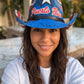 Puerto Rico Straw Cowboy Hat – Flag Print Western Hat with Rhinestone Star | Tainowears®