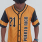 Clemente 21 Yellow Baseball Jersey – 3000 Hits Puerto Rico Tribute