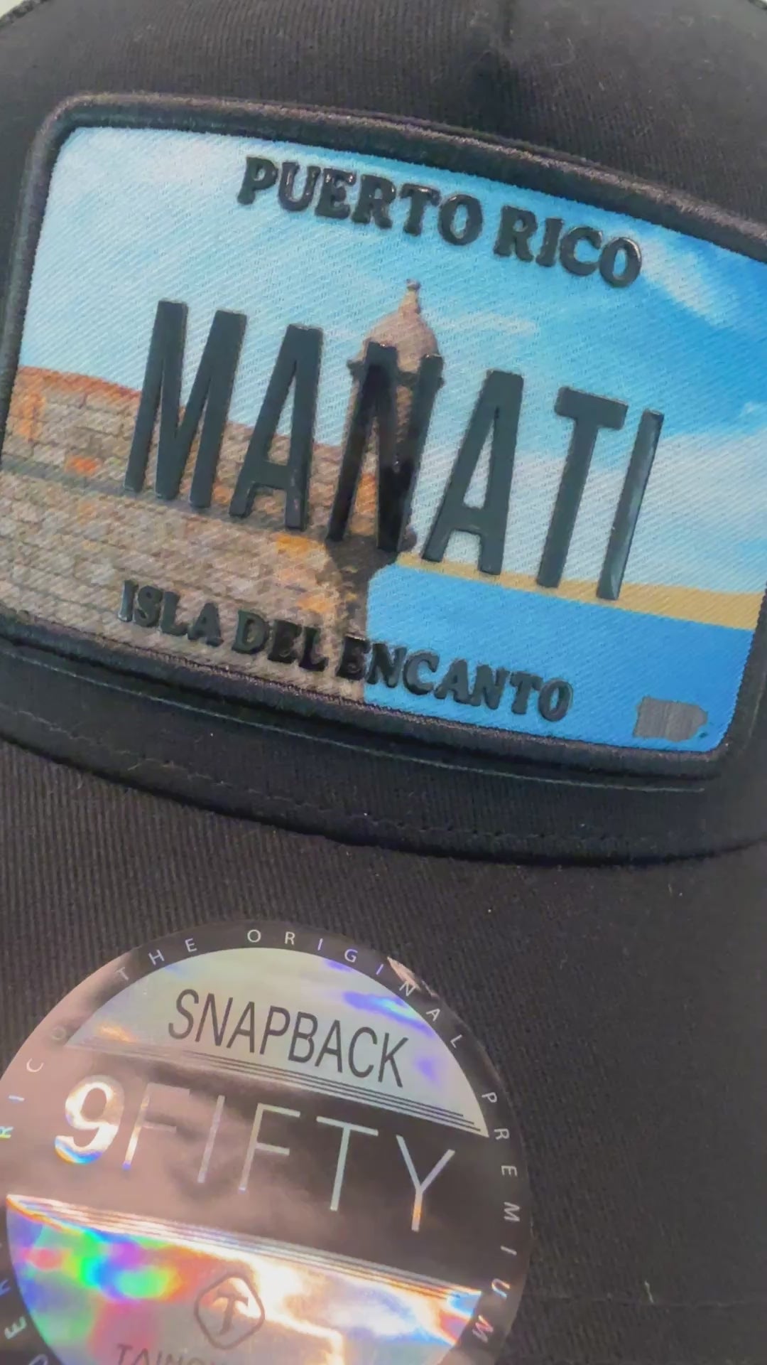 Puerto Rico Town Trucker Hat – TPU License Plate Patch Mesh Cap