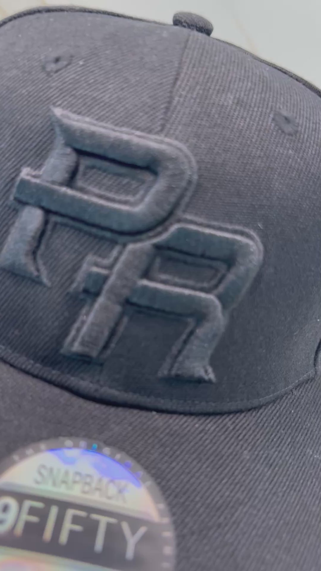 Puerto Rico Curved Cap – Black 5D Embroidery Hat | Tainowears®