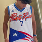 Puerto Rico Basketball Jersey – White Sleeveless Arroyo #7 Flag Sports Top