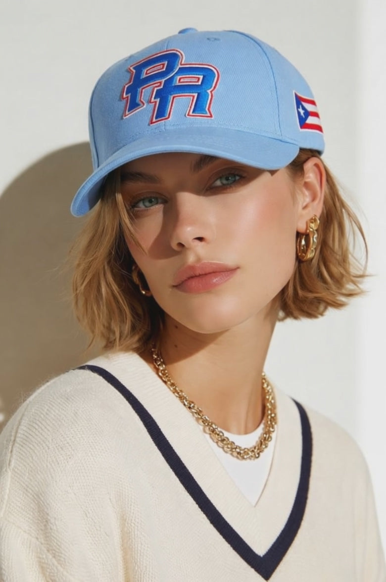 Puerto Rico Extreme PR Curved Brim Snapback Hat – Cotton Cap