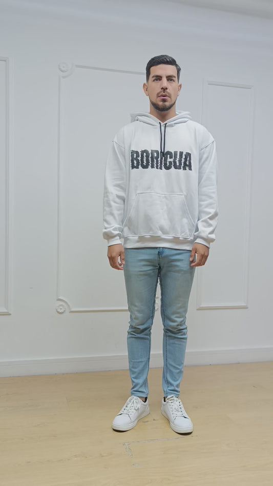 Puerto Rico Boricua Hoodie, Unisex Puerto Rican Sweatshirt, Island Pride Streetwear, Hispanic Heritage Gift, Men Women Pullover Hooded Sweatshirt