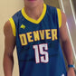 Denver Blue Basketball Jersey #15 – Lightweight, Breathable, Streetwear Style for Men & Youth