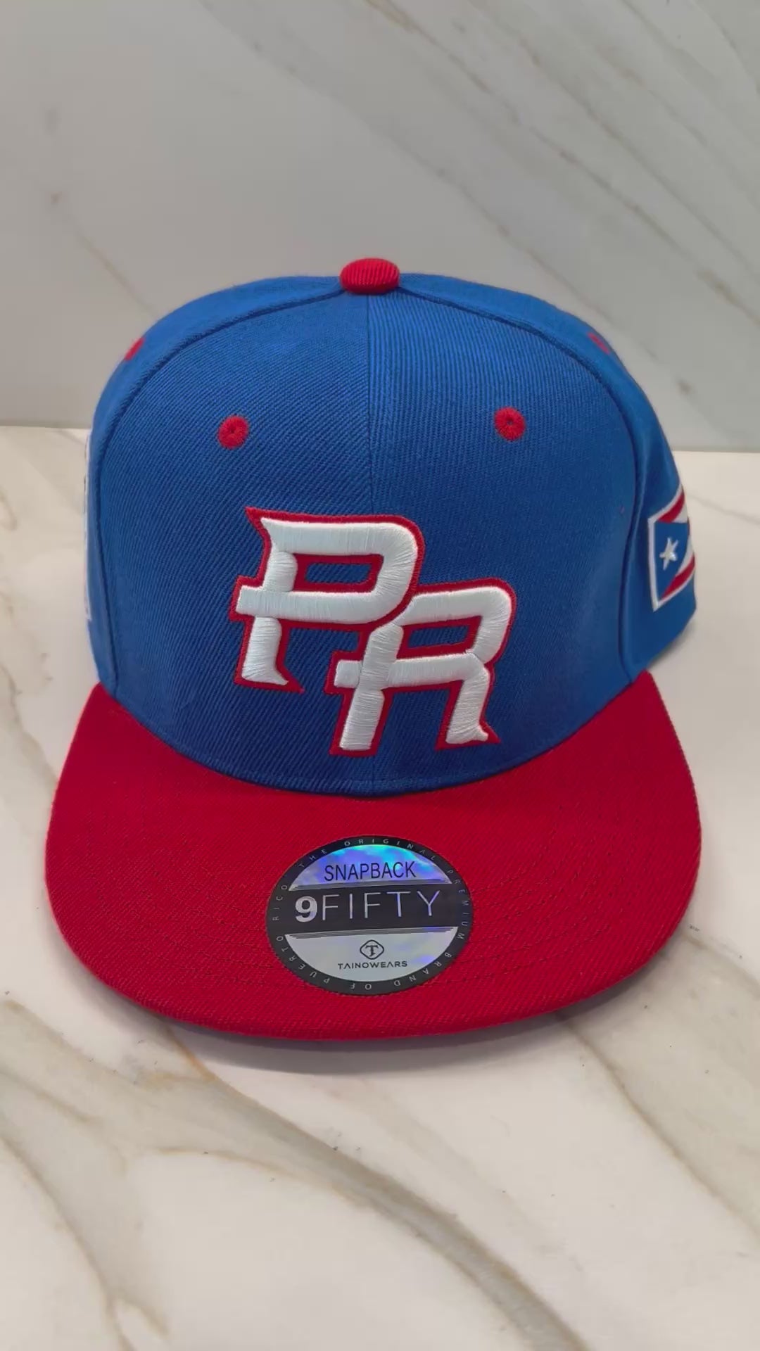 NuevaYol PR Snapback Hat – Flat Brim Sapo Concho Patch Cap | Tainowears®