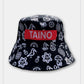 Puerto Rico Bucket Hats Black Taino - Tainowears NYC
