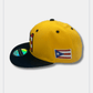 Puerto Rico Caps Exclusive Design 21 Yellow Black - Tainowears NYC