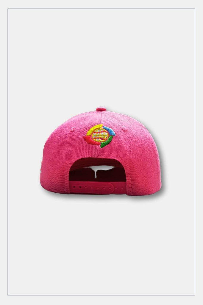 Puerto Rico Caps Exclusive Design Pink PR Flag Blue Red - Tainowears NYC
