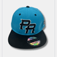 Puerto Rico Caps Exclusive Design SKY BLUE PR Black Flag - Tainowears NYC