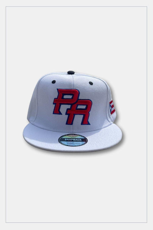 Puerto Rico Caps Exclusive Design White PR - Tainowears NYC