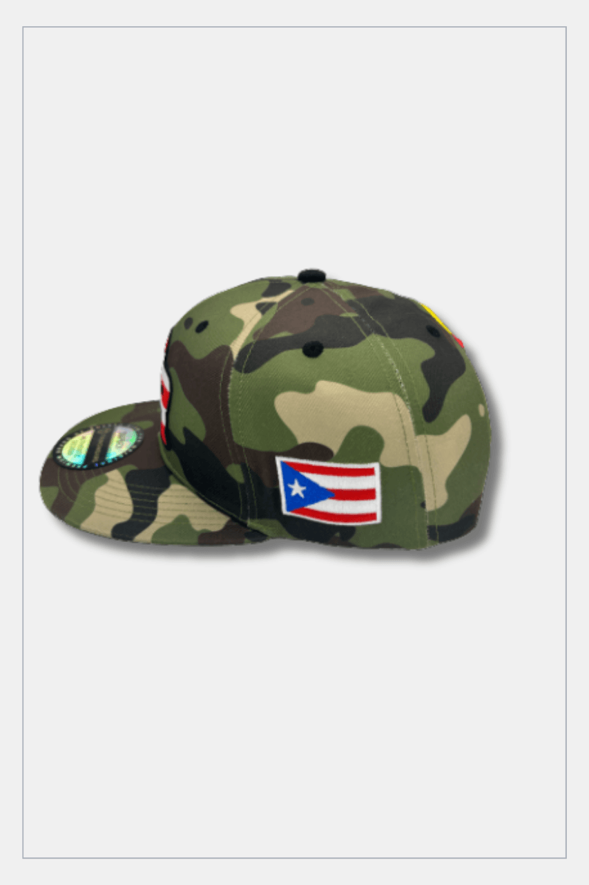 Puerto Rico Caps - Snapback Military PR - Tainowears NYC