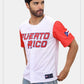 Puerto Rico Classic Jersey White Red - Tainowears NYC