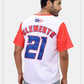 Puerto Rico Classic Jersey White Red - Tainowears NYC