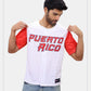 Puerto Rico Classic Jersey White Red - Tainowears NYC