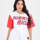 Puerto Rico Classic Jersey White Red - Tainowears NYC