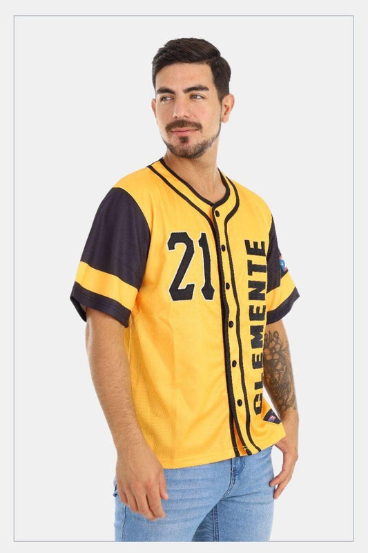 Puerto Rico Clemente Pirates' Jersey 21 Yellow - Tainowears NYC