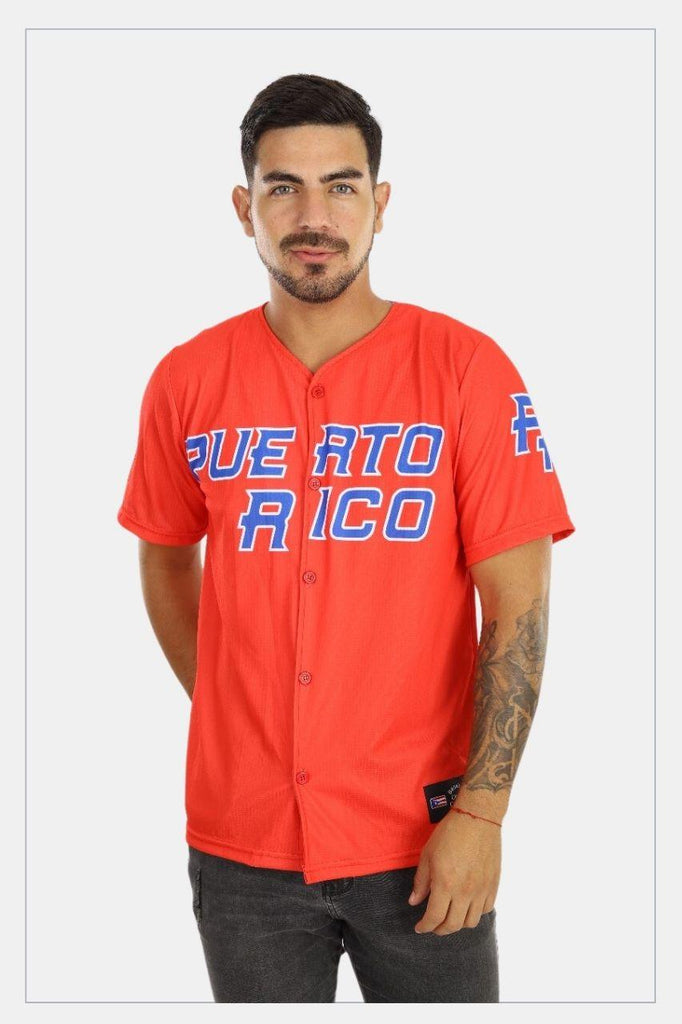 Puerto Rico Jersey Boricua 21 Red - Tainowears NYC