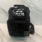 Black tactical sling bag with multi-flag patch option