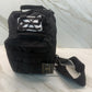 Multi-flag crossbody chest pack with water-resistant fabric