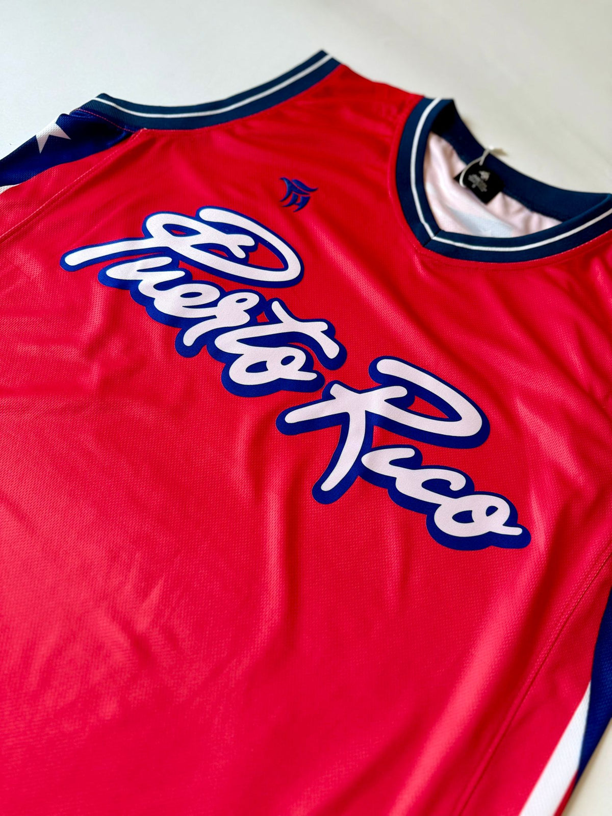 Puerto Rico Basketball Jersey Red Flag Edition | Sleeveless Mesh Jersey