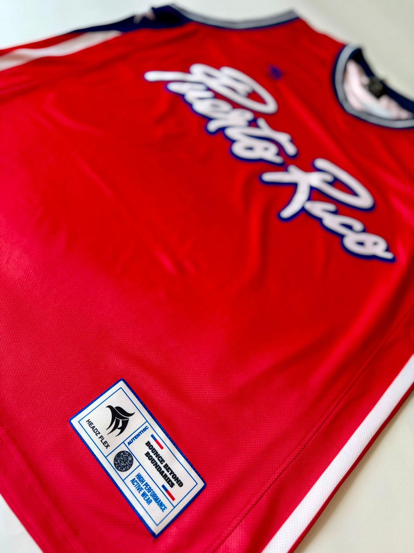 Puerto Rico Premium Basketball Jersey – Red Flag Edition