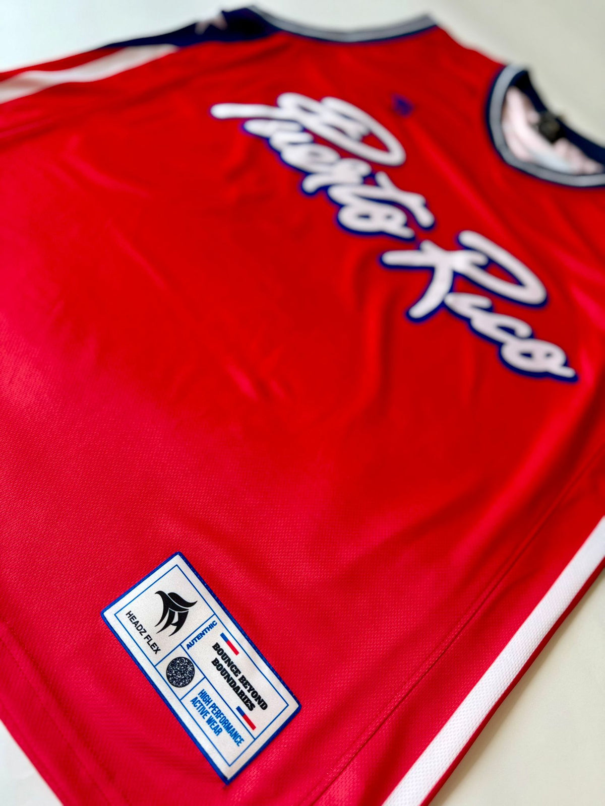 Puerto Rico Basketball Jersey Red Flag Edition | Sleeveless Mesh Jersey