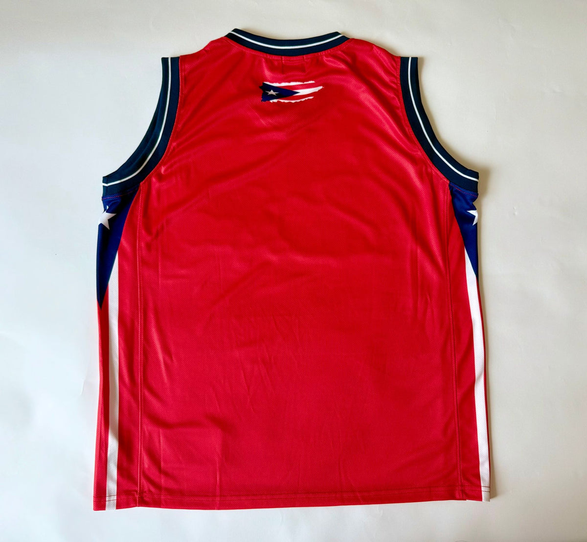 Puerto Rico Basketball Jersey Red Flag Edition | Sleeveless Mesh Jersey