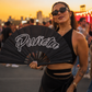 Puñeta Large Clack Fan – Black Bamboo Folding Festival Fan