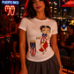 Puerto Rico Salsa Flag Timbales T-Shirt – Women’s Latin Music Edition
