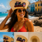 Salsa Pava Straw Hat with 5D Embroidered Puerto Rico Patch