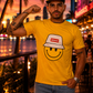 Emoji Boricua Yellow T-Shirt – Puerto Rico Premium Cotton Tee