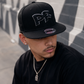 Puerto Rico PR Black Flat Brim Snapback Hat – 5D Embroidered Cap